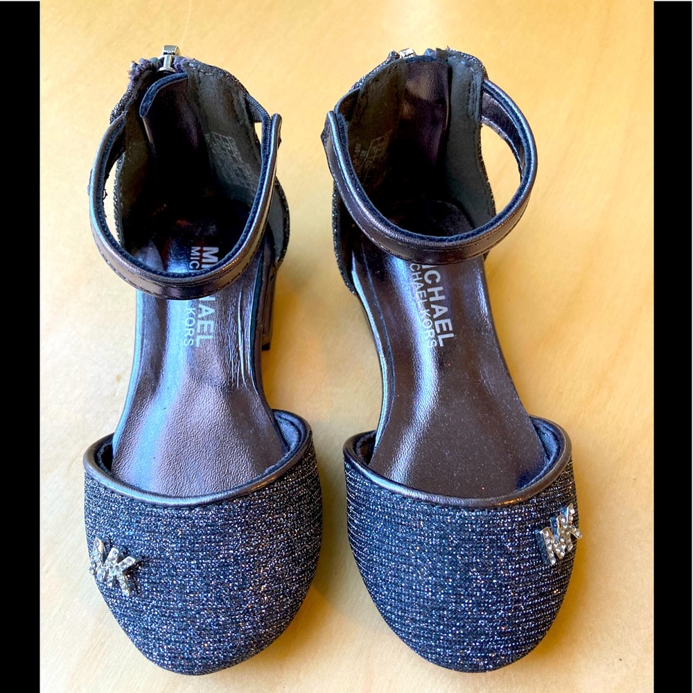 Michael Kors zip back toddler shoes
